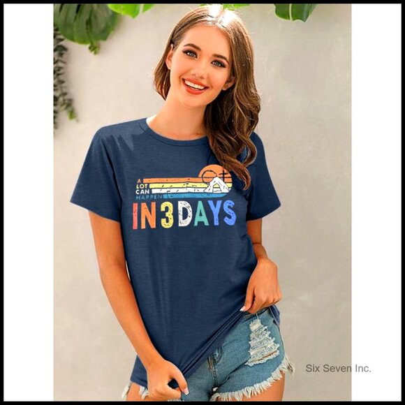 Cotton Blend Christian Easter T-Shirt He is Risen Graphic Print - Picture 2 of 6